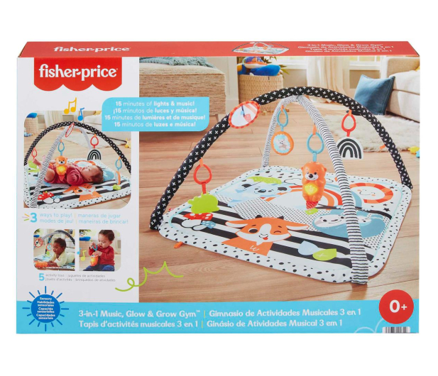 Fisher-Price Muzyczna mata edukacyjna 3w1 Rośnij ze mną - 1033059 - zdjęcie 4